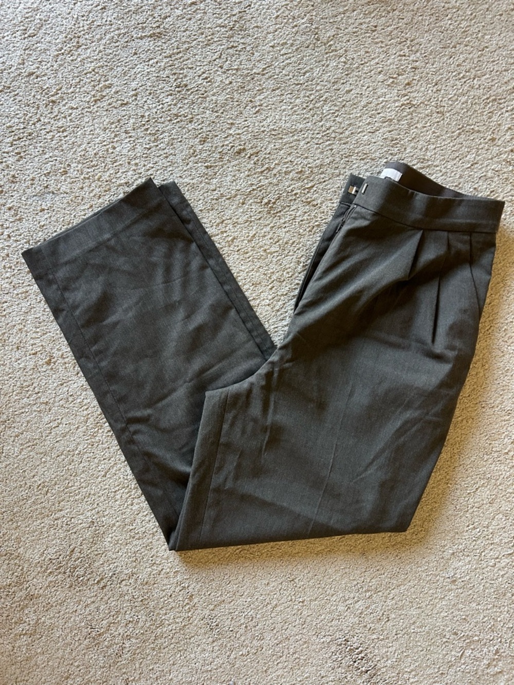 H&M women's Dress Pants in Charcoal Gray/ash brown